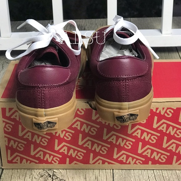 VANS ERA 59 Canvas Gum Rrt Reale Burgundy W AUTHEN - Picture 6 of 8